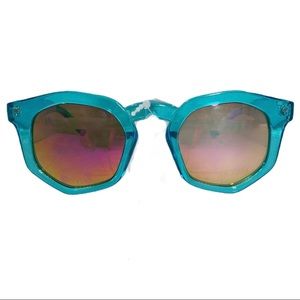 Ashley Stewart Light Blue Sunglasses Colored Lense